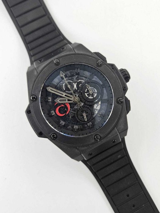 Hublot - King Power All Black Skeleton Alinghi - 710.CI.0110.RX.AGI10 - Mænd - 2011-nu