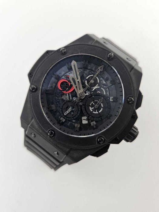 Hublot - King Power All Black Skeleton Alinghi - 710.CI.0110.RX.AGI10 - Mænd - 2011-nu