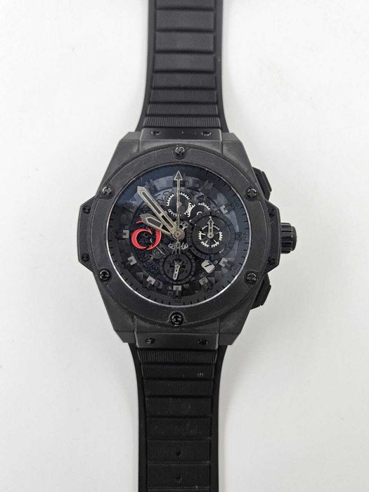 Hublot - King Power All Black Skeleton Alinghi - 710.CI.0110.RX.AGI10 - Mænd - 2011-nu