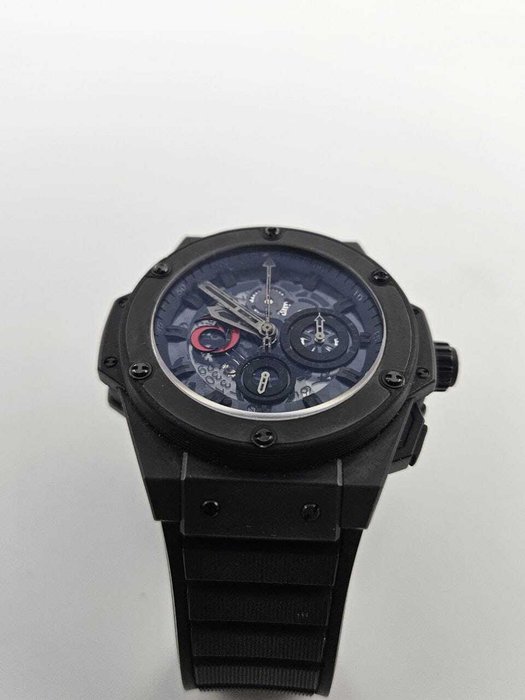 Hublot - King Power All Black Skeleton Alinghi - 710.CI.0110.RX.AGI10 - Mænd - 2011-nu