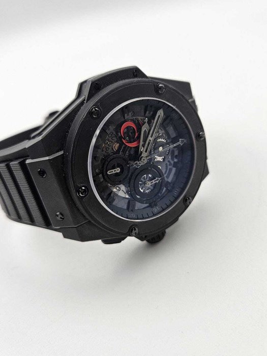 Hublot - King Power All Black Skeleton Alinghi - 710.CI.0110.RX.AGI10 - Mænd - 2011-nu