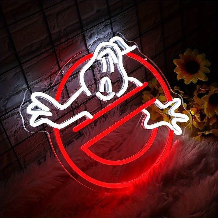 Ghostbusters neon sign - Neon lysskilt - Acryl