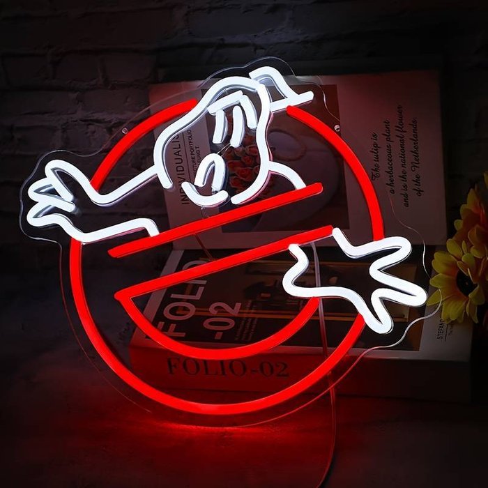 Ghostbusters neon sign - Neon lysskilt - Acryl