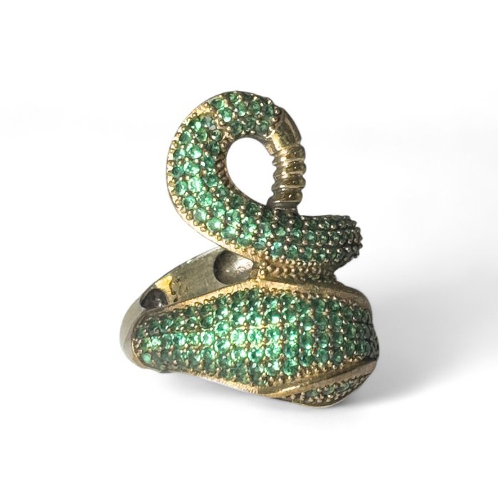 Ingen mindstepris - Ring Sølv - Designer Snake Ring