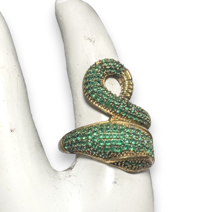 Ingen mindstepris - Ring Sølv - Designer Snake Ring