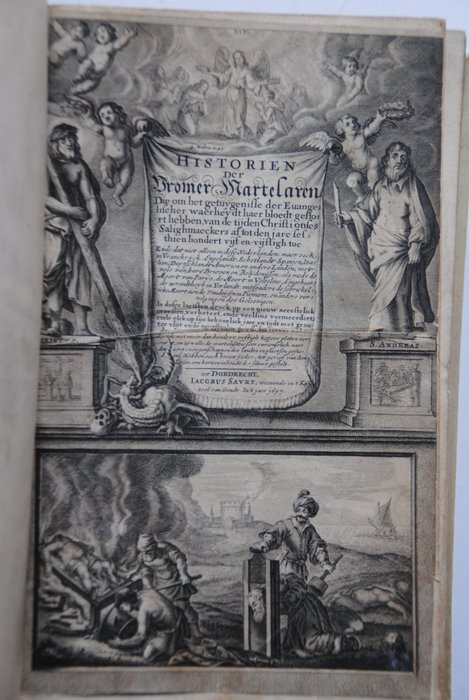 Adrianus Haemstedius - Historien der Vromer Martelaren - 1657