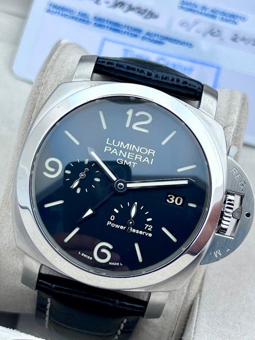 Panerai - 3 Days Automatic Power Reserve GMT Limited Edition (2112/2500 ) - PAM00321 -  OP 6902 - Mænd - 2011-nu