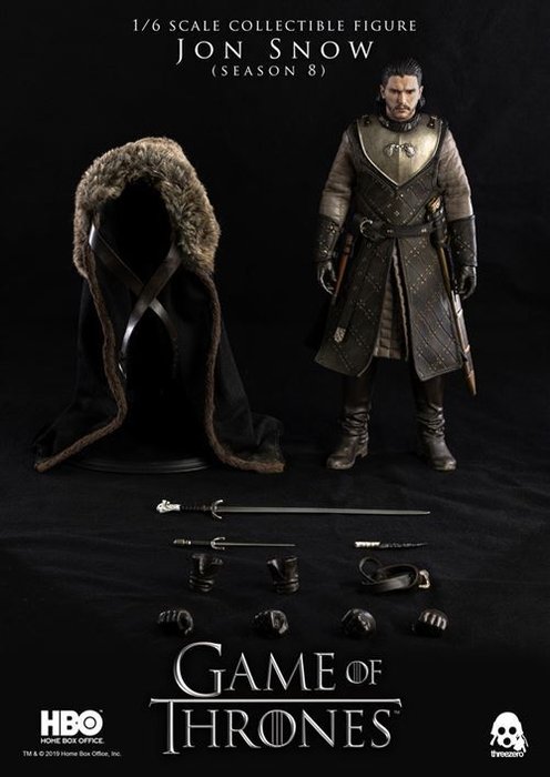 Game of Thrones - Jon Snow Kit Harington - ThreeZero HBO Game Of Throne