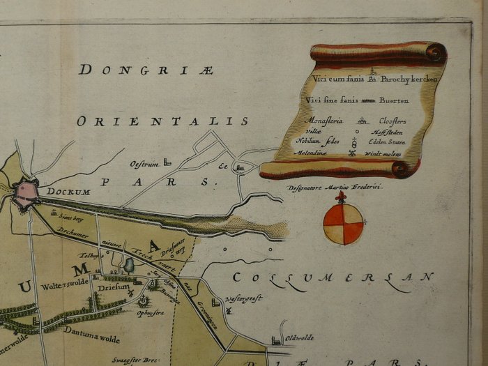 Holland - Friesland / Dokkum; Bernard Schotanus à Sterringa - De Grietenye van Dantuma Deel - 1661-1680