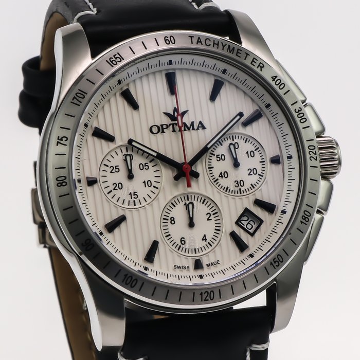 Optima - Swiss Chronograph - OSC377-SL-1 - Ingen mindstepris - Mænd - 2011-nu