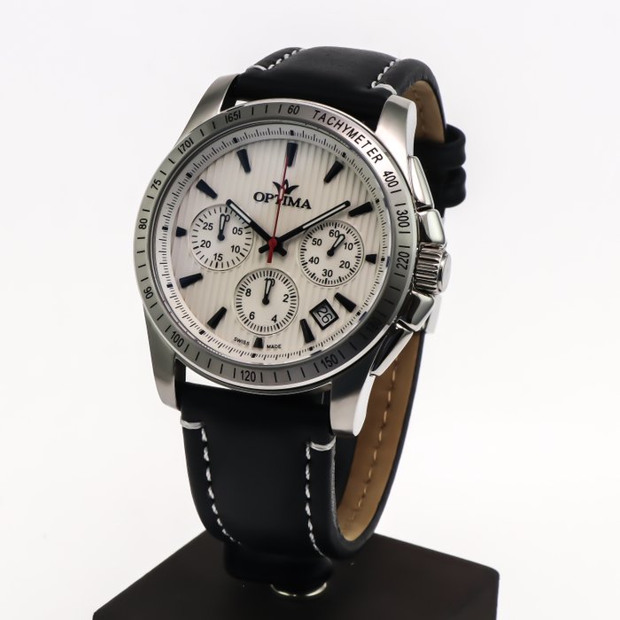 Optima - Swiss Chronograph - OSC377-SL-1 - Ingen mindstepris - Mænd - 2011-nu