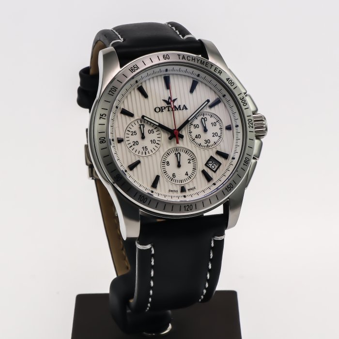 Optima - Swiss Chronograph - OSC377-SL-1 - Ingen mindstepris - Mænd - 2011-nu