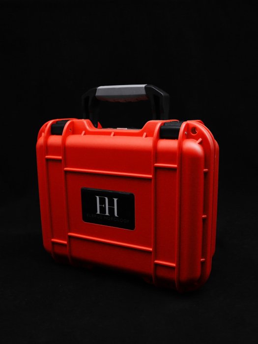 Indestructible Watch Suitcase for 6 Watches - Red - Elbrus Horology Timepiece Valet 6