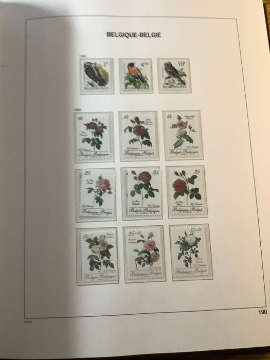 Belgien 1990/2000 - Samling 1990/2000 i Davo LX album