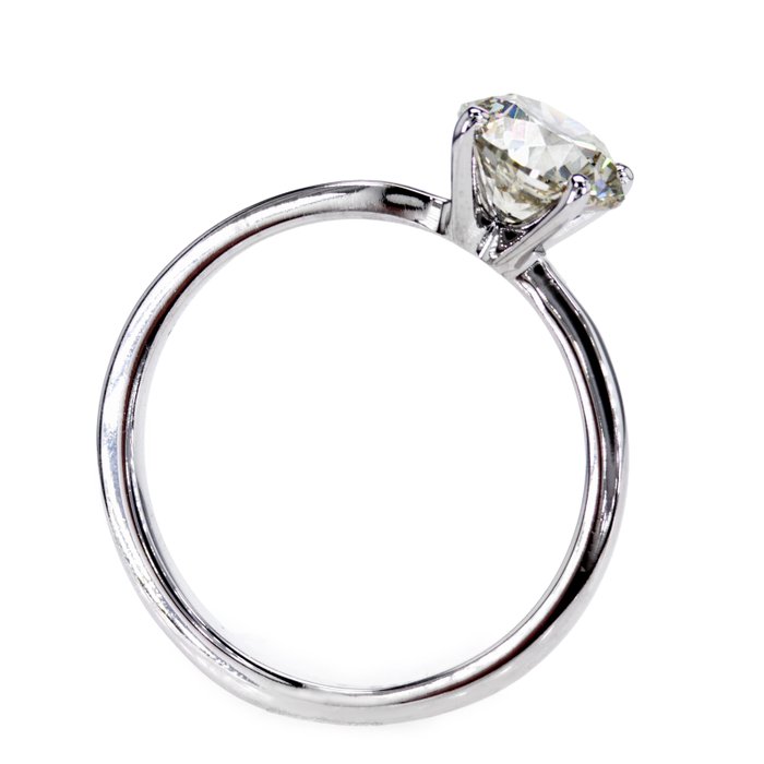 Ingen mindstepris - Forlovelsesring - 14 karat Hvidguld -  152ct tw Diamant (Natur)