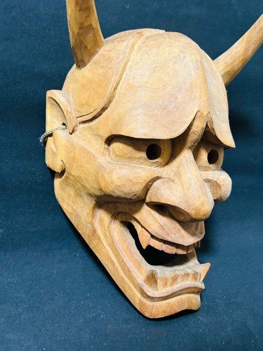 Noh maske - Træ - Golden Hannya?