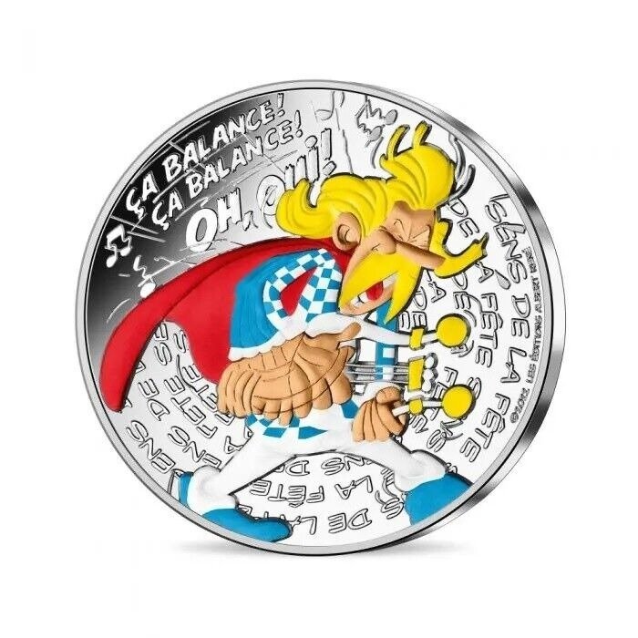 Frankrig. 10 Euro 2022 - Asterix und Obelix - Sens de la Fête - 17g  (Ingen mindstepris)