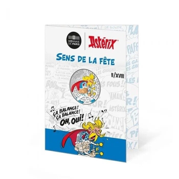 Frankrig. 10 Euro 2022 - Asterix und Obelix - Sens de la Fête - 17g  (Ingen mindstepris)