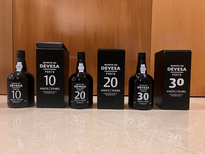 Port: Quinta da Devesa 10, 20 and 30 Years Tawny - DOC -  Porto  - 3 Flasker (0,75 L)