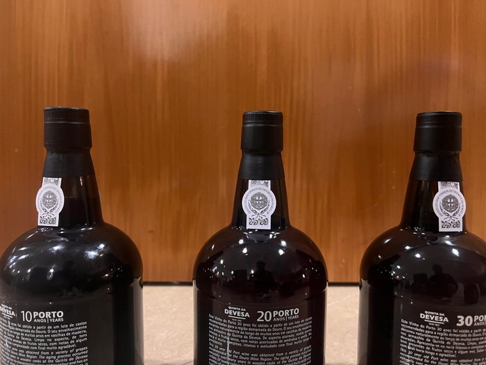 Port: Quinta da Devesa 10, 20 and 30 Years Tawny - DOC -  Porto  - 3 Flasker (0,75 L)