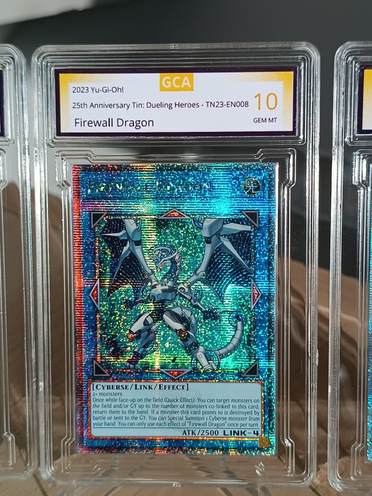 Konami - 3 Card - 3 graded cards