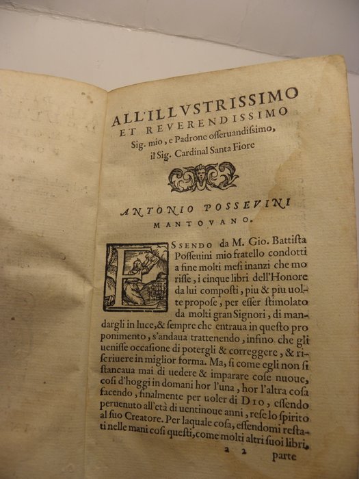 Di. Gio. Battista - Dialogo Dell'honore Dim. Gio. Battista possevini mantovano - 1568