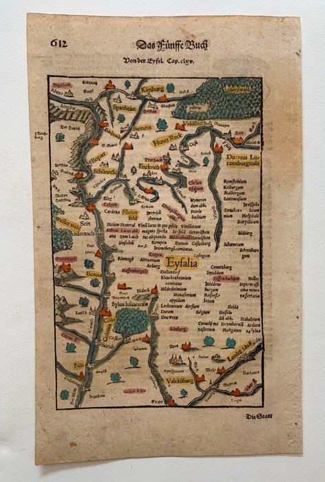 Tyskland - Aachen, Eifel; Sebastian Münster - Von Teutsch Landt / Aach; Von der Eyfel - 1561-1580