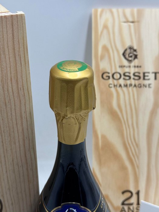 Gosset, 21 ans de cave a Minima - Champagne Extra Brut - 1 Flaske (0,75L)