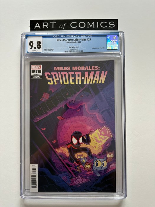 Miles Morales: Spider-Man #25 - (Ultimate Spider-Man #265) - Hipp Variant Cover - CGC Graded 9.8 - 1 Graded comic - Første udgave - 2021