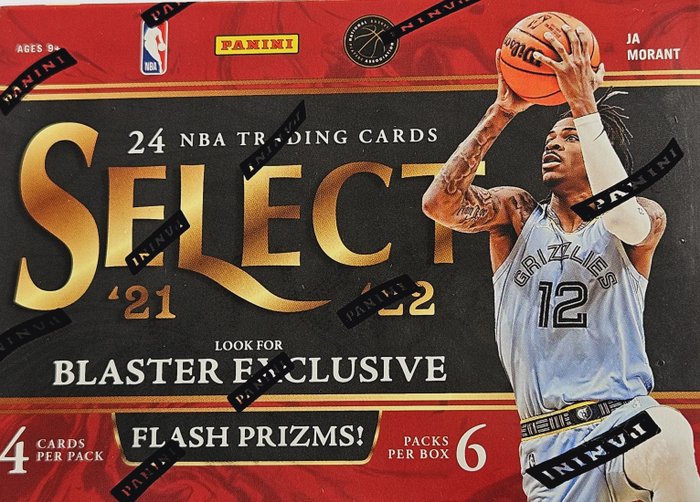 2021/22 Panini Select NBA - 1 Sealed box - Næsten så god som ny (NM)