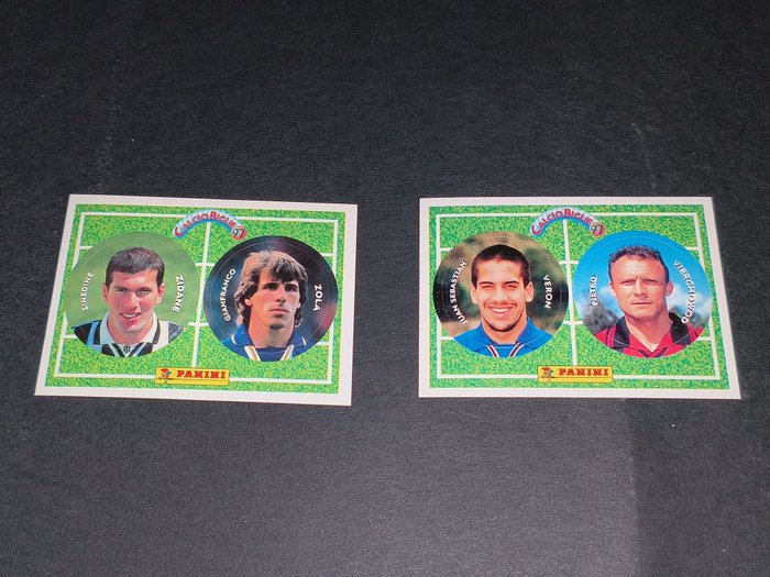 Panini - Calcio Biglie 97 - (120/120) Complete loose Sticker Set