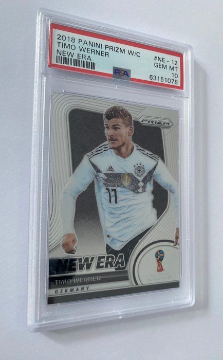 2018 Panini Prizm World Cup Timo Werner #NE-12, #98 PSA 10 - 2 Graded card