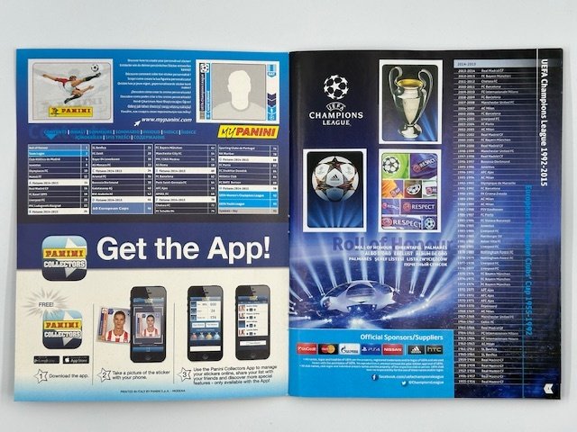 Panini - Champions League 2014/15 - Messi/Ronaldo/Lewandowski etc - Complete Album