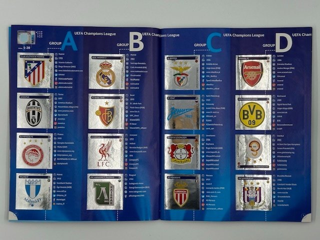 Panini - Champions League 2014/15 - Messi/Ronaldo/Lewandowski etc - Complete Album