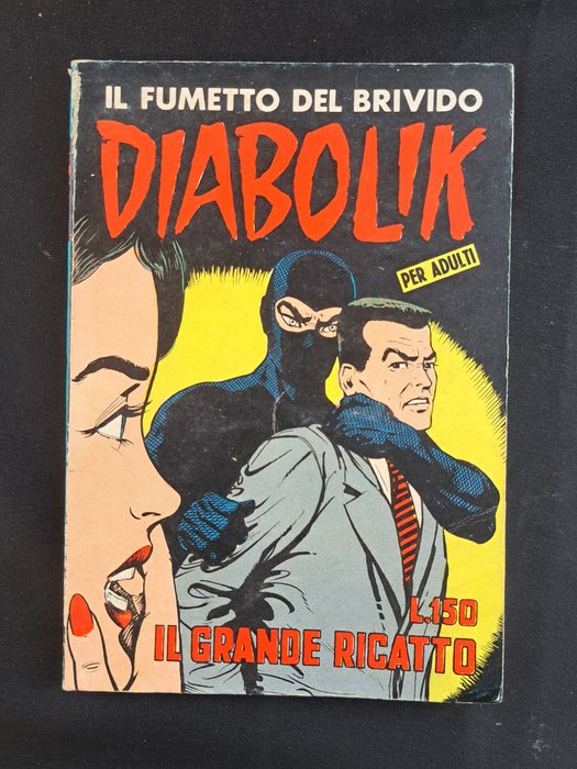 Diabolik Prima Serie n. 22 - Il Grande Ricatto - 1 Comic - Første udgave - 1964