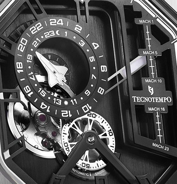 Tecnotempo - "Dynamic Shuttle" Automatic Engine - - TT.SH.B (black dial) - Mænd - 2011-nu