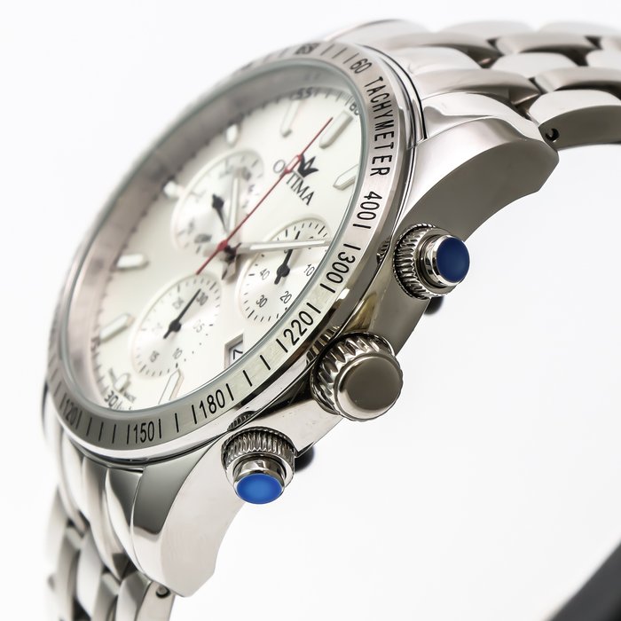 Optima - Swiss Chronograph - OSC432-SS-1 - Ingen mindstepris - Mænd - 2011-nu