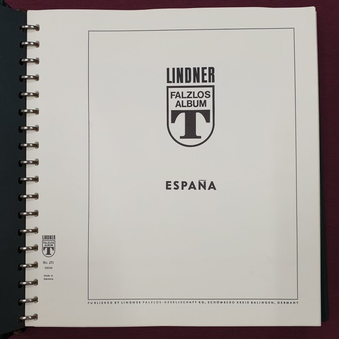 Spanien 1965/1985 - Spanien  Komplet frimærkesamling 2 Lidner Albums og Ark