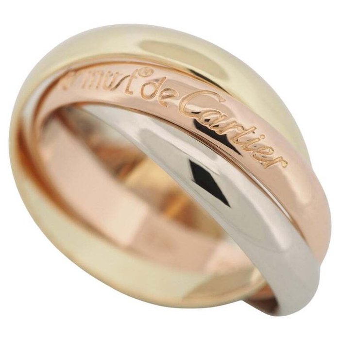 Cartier - Ring - Trinity - 18 kraat Gulguld, Hvidguld, Rosaguld