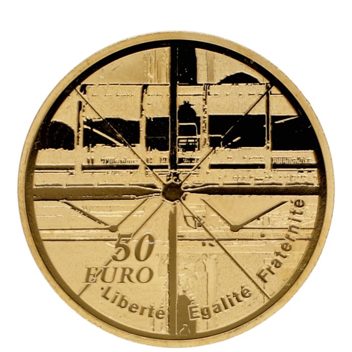 Frankrig. 50 Euro 2010 "Centre Georges Pompidou" Proof