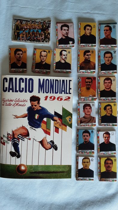 Variant Panini - Calcio Mondiale 1962 - 1 Empty album + complete loose sticker set