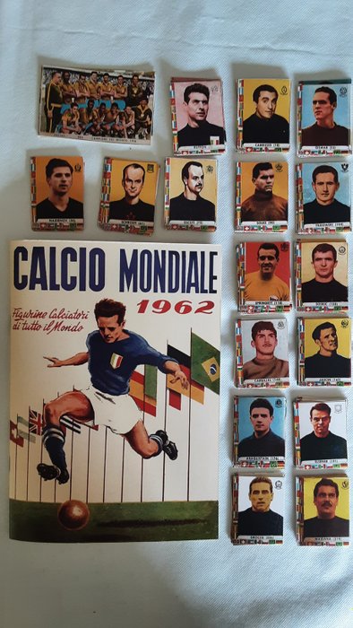 Variant Panini - Calcio Mondiale 1962 - 1 Empty album + complete loose sticker set