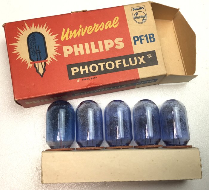 Philips Photoflux PF5B / PF1B / AG3B flitslamp voor Blitz