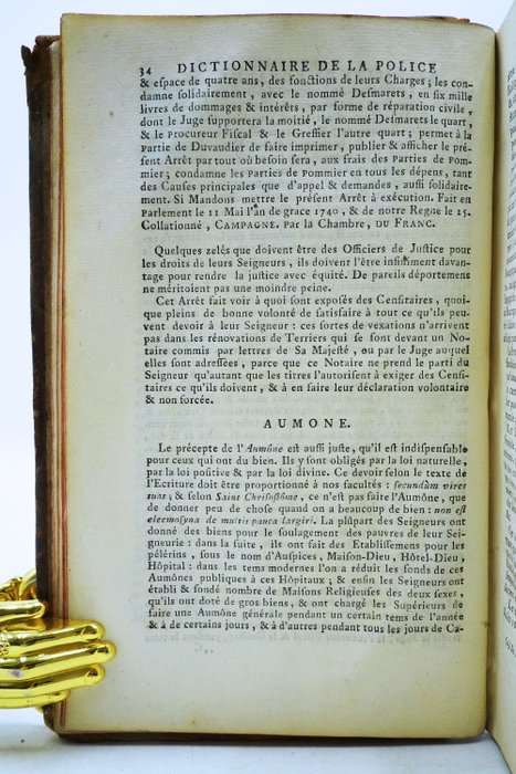 Me Edme De La Poix De Freminville - Dictionnaire ou traité de la police générale des villes, bourgs, paroisses et seigneuries de la - 1769