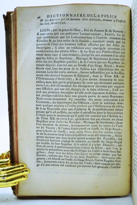 Me Edme De La Poix De Freminville - Dictionnaire ou traité de la police générale des villes, bourgs, paroisses et seigneuries de la - 1769