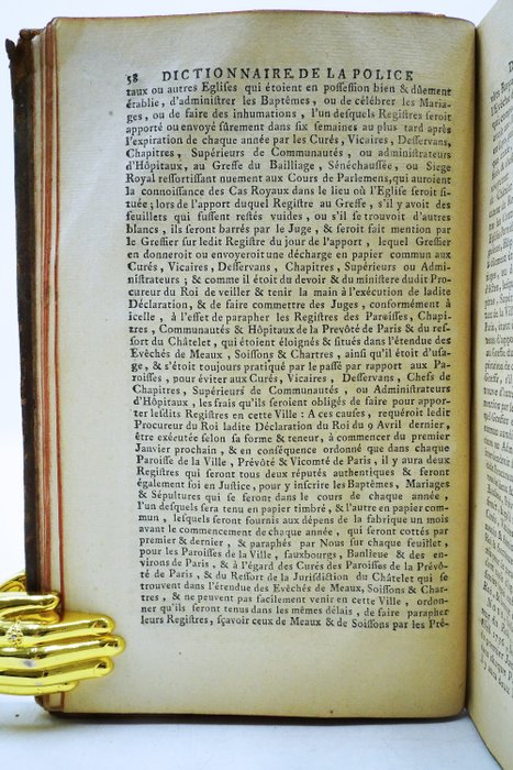 Me Edme De La Poix De Freminville - Dictionnaire ou traité de la police générale des villes, bourgs, paroisses et seigneuries de la - 1769