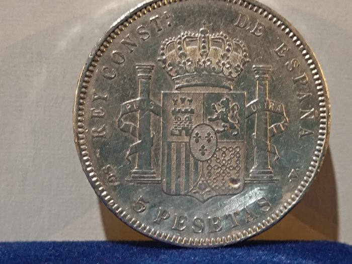 Belgien. Leopold 2.. 5 Francs Belge 1870  (Ingen mindstepris)