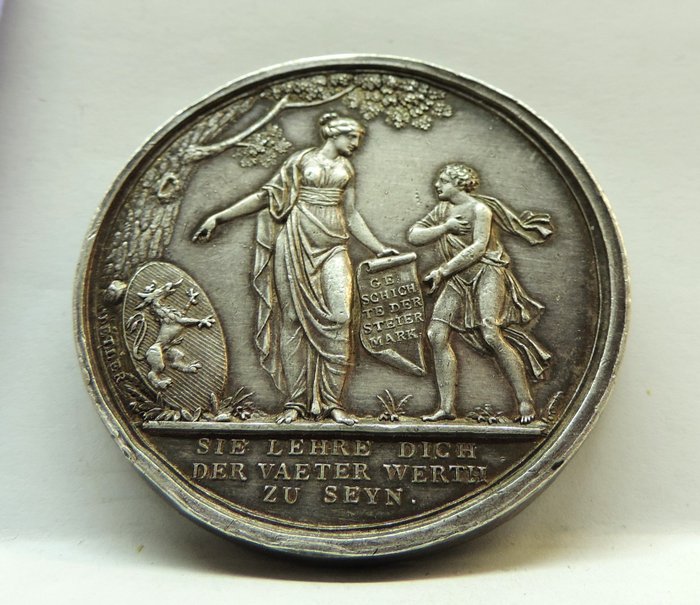 Østrig Silver medal 1811 Fondazione Joanneum premio ricerca storica della Stiria  (Ingen mindstepris)