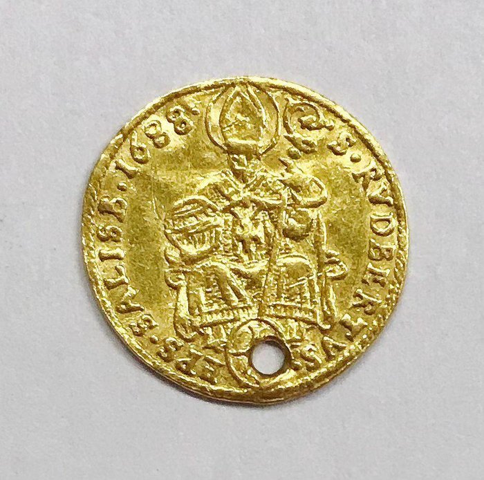 Østrig. Ernst. 1/4 Ducat 1688