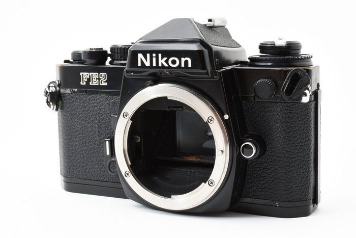 Nikon FE2 35mm SLR Film Camera Black Body ※READ※ Reflekskamera med enkelt linse (SLR)